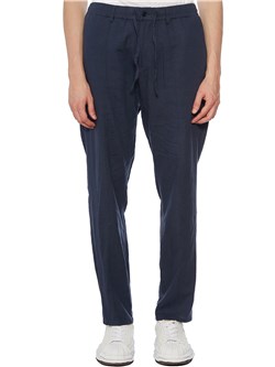 LINEN TROUSERS WITH COULISSE
