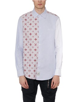 PATCHWORK COTTON SHIRT